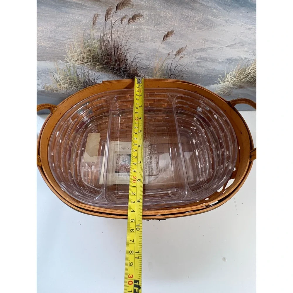 Longaberger 2001 Autumn Reflections Large Daily Blessings Basket with Protector